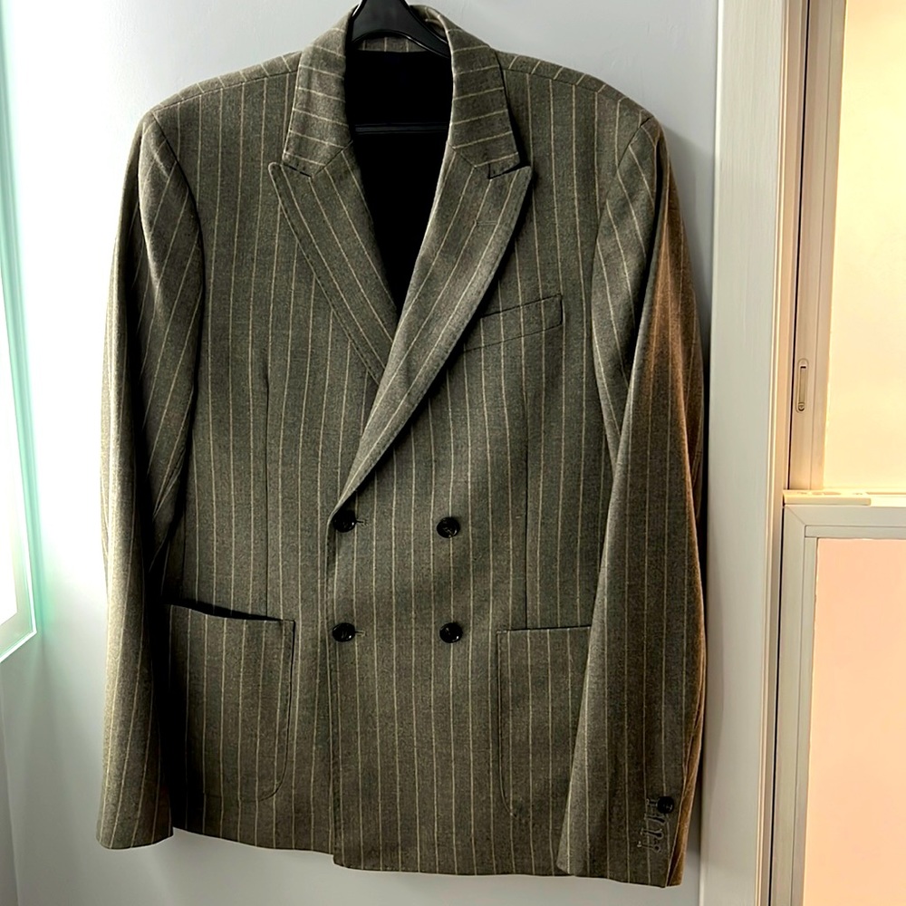 Scotch and soda double breasted pinstripe sport coat